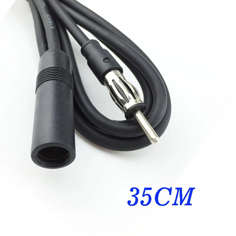 Удлинительный кабель для антенны автомобиля AM/FM радио адаптер 35 см м/F разъем в