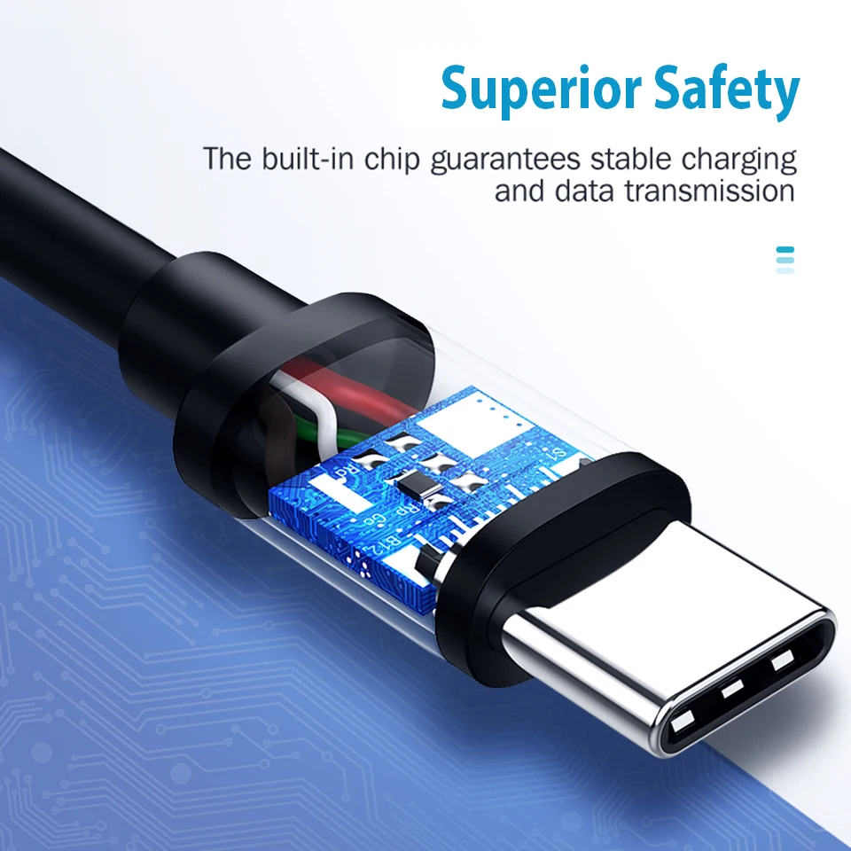 Кабель USB type c для быстрой зарядки 60 Вт QC 3 0 Type C-Type C кабель шнур Samsung Galaxy S20 Plus |