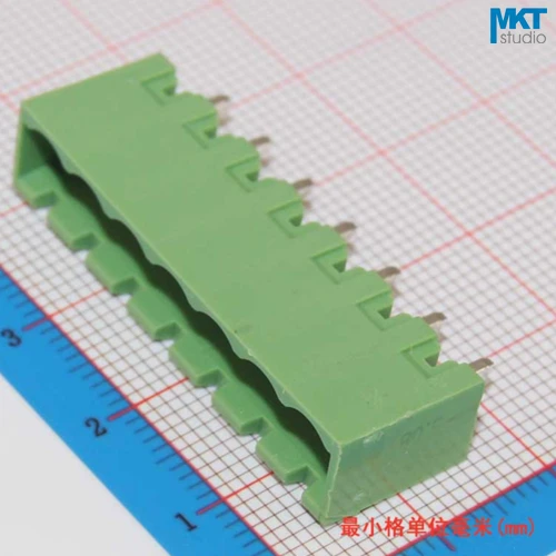 

500Pcs 7P 5.08mm Pitch Open Sides Vertical Straight Pin Male Wire Terminal Block Connector