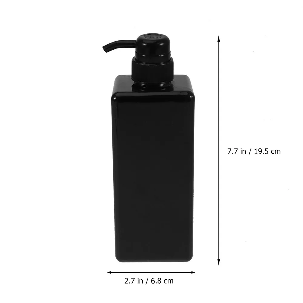 

650ml Shower Bottles Containers Toiletry Bottles Refillable Shampoo Container Liquid Bottle White
