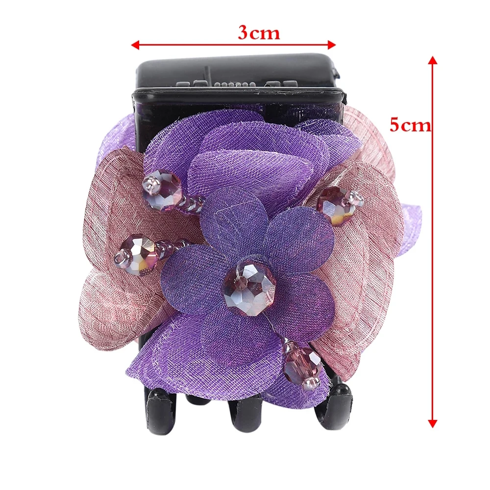 

Hair Claw Clamps Plastic Toothed Hair Crab Simple Retro Hair Clips Cloth Flower Beaded Hairpins Women Girls Hair Accessories