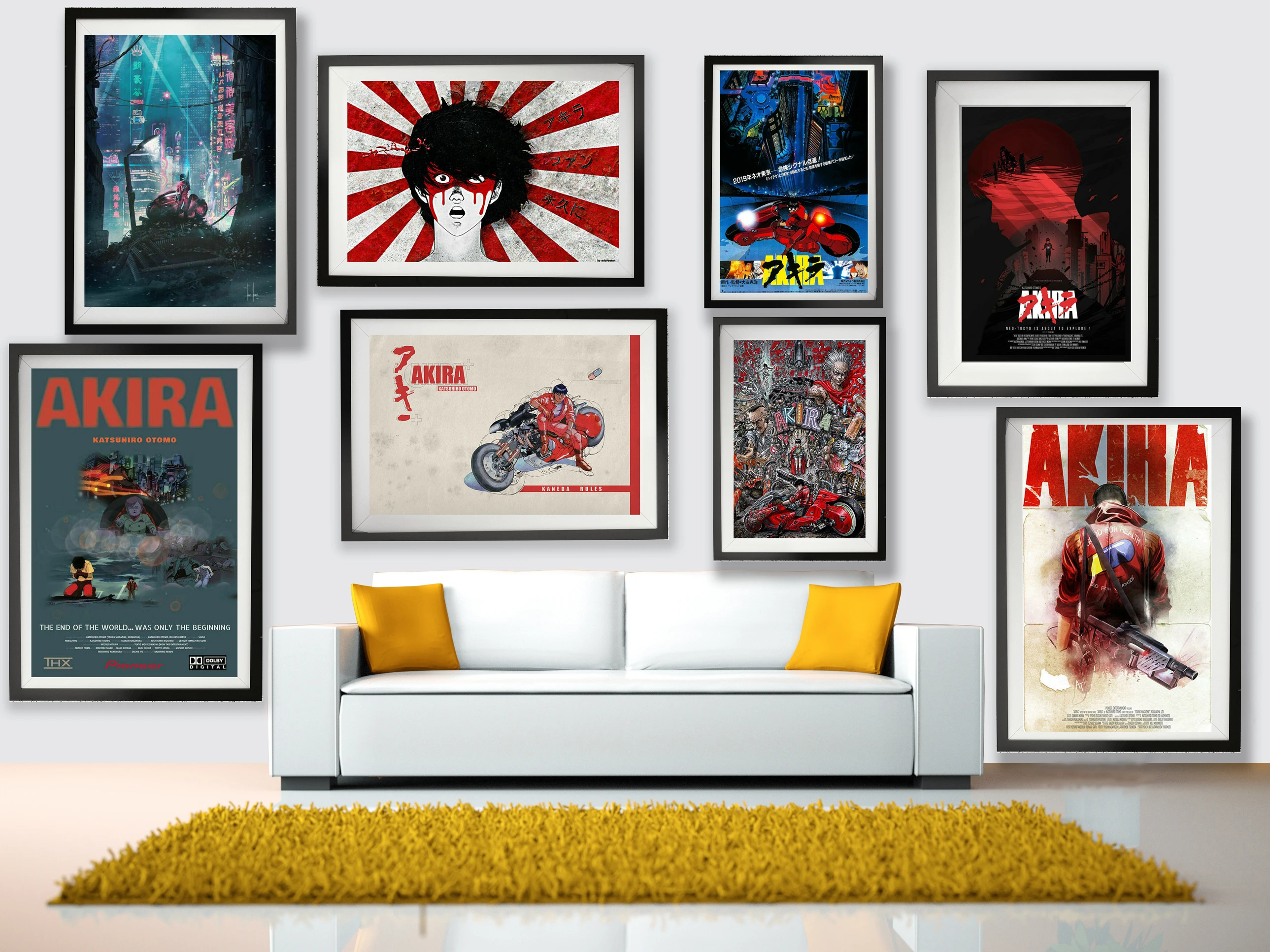 L0005 Akira аниме фильм шелковая ткань плакат искусство Декор внутренняя Окраска Подарок