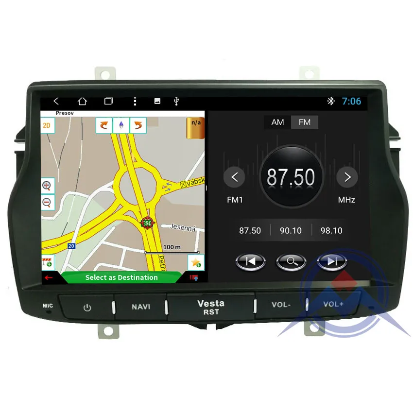 Автомагнитола ZOHANAVI OctaCore Android 9 0 для LADA VESTA 2015 2018 GPS навигация магнитола