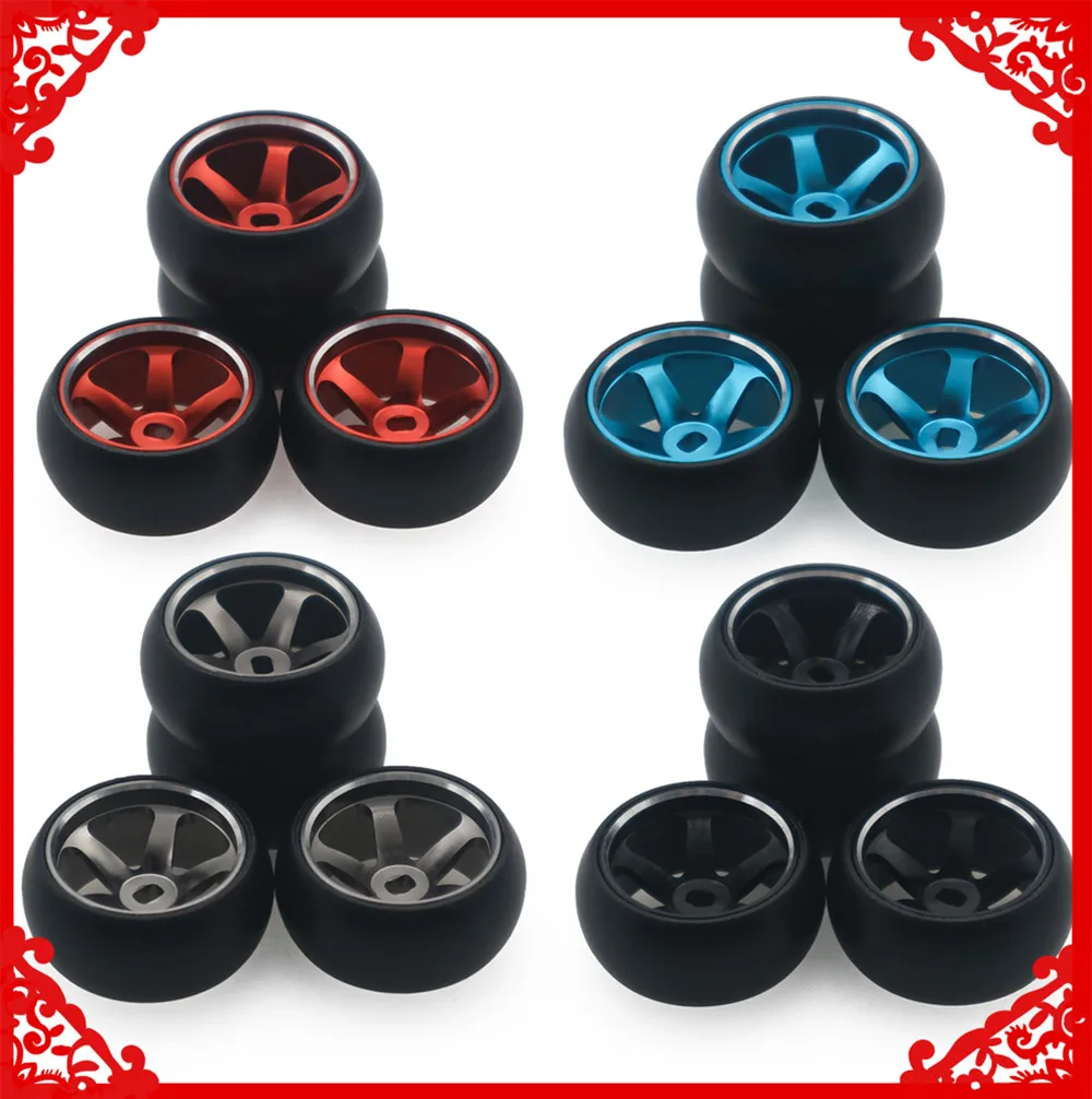 Сплав обода колеса 5 спиц дрейф шины для rc хобби модель автомобиля 1/28 Wltoys K969 K989 P929