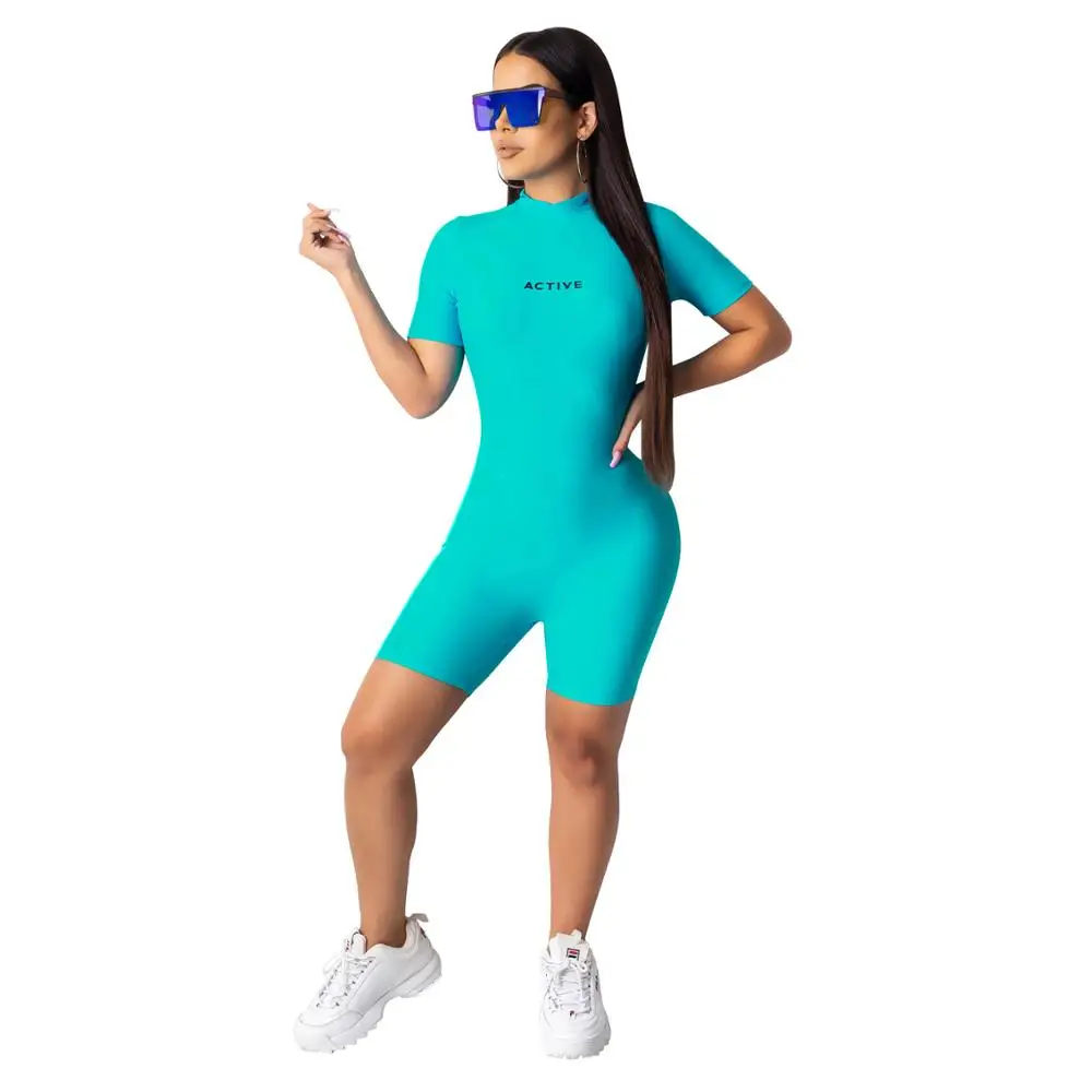 Женский спортивный костюм с буквенным принтом повседневные обтягивающие шорты