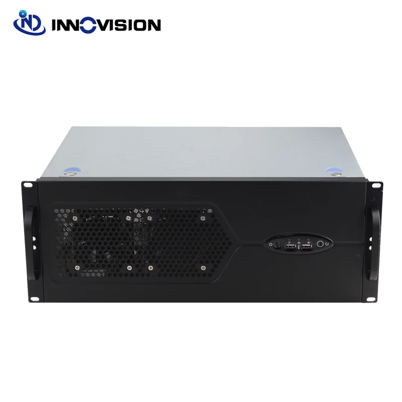 New Compact 4U 300MM depth rackmount industrial computer case 4u server chassis support ATX motherboard