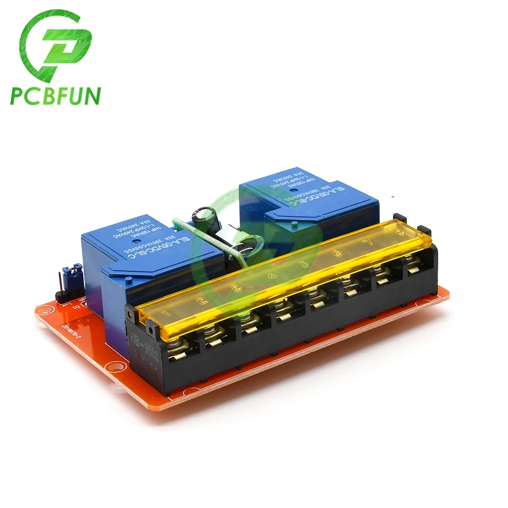 2-канальный релейный модуль 30 А 5 в постоянного тока переменный ток 100-250 В 378mA |