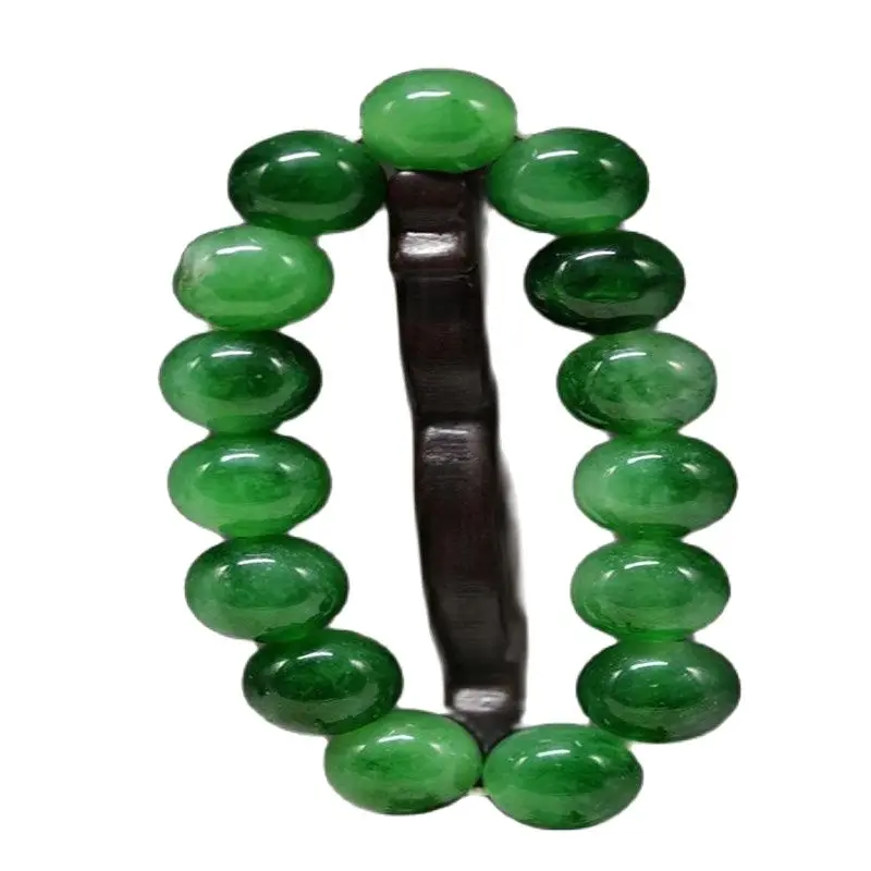 

China Beautiful Hand Carved Jade Elastic Bracelets Women Jewelry