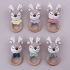 Деревянный Прорезыватель для зубов, без бисфенола А