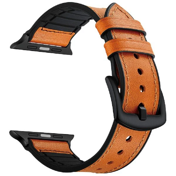 Ремешок для часов Lyambda кожа/силикон Apple Watch 42/44mm ANTARES LWA 10 44 OR Orange|Часы| |