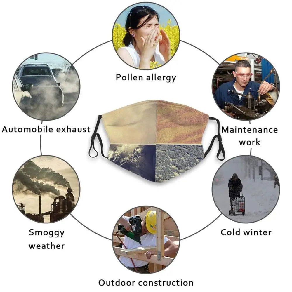 Четыре в одном маска Pm2.5 фильтр моющиеся для взрослых и детей DIY эксперимент