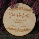 Персонализированные магниты для свадьбы, сохранить дату, деревянные магниты, деревенский Свадебный декор, дерево, сохранить даты