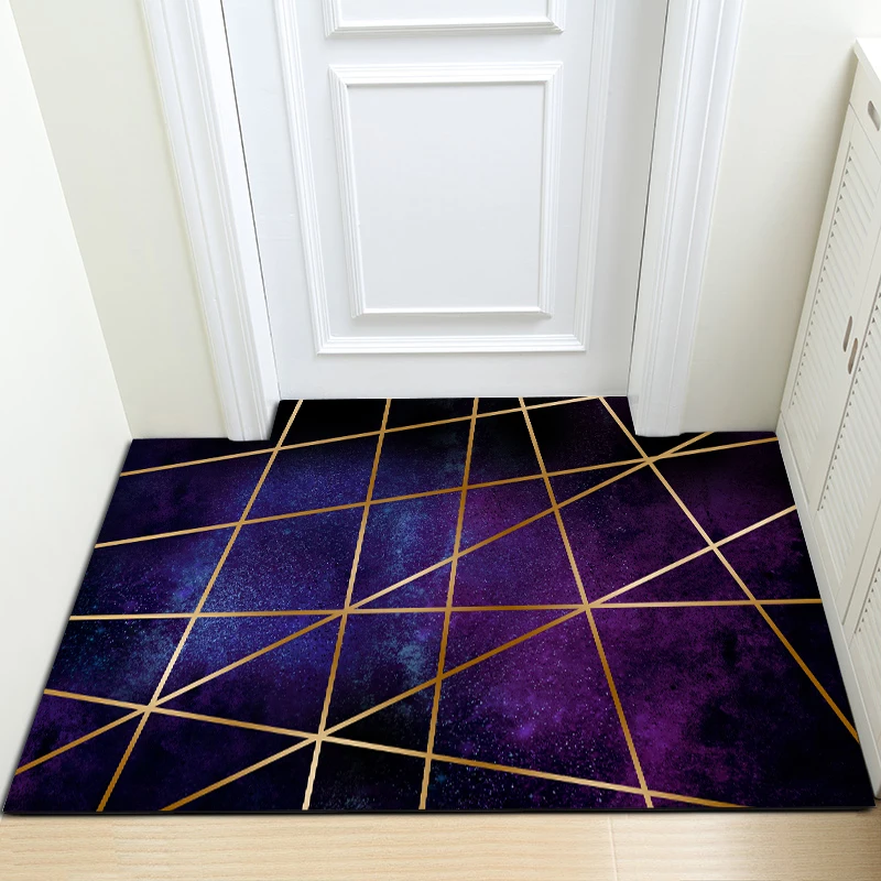 

Europe Retro Style Flannel Print Carpet Area Rug For Bedroom Livingroom Kitchen Baths Mat Door Mat Anti-Slip Home Carpet R3419