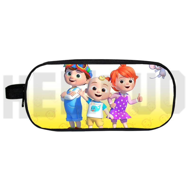 

3D Printed Anime Cocomelon Pencil Case Pen Bag Kindergarten Pencil Box Student Stationery Storage Bag Cosmetic Case Pouch