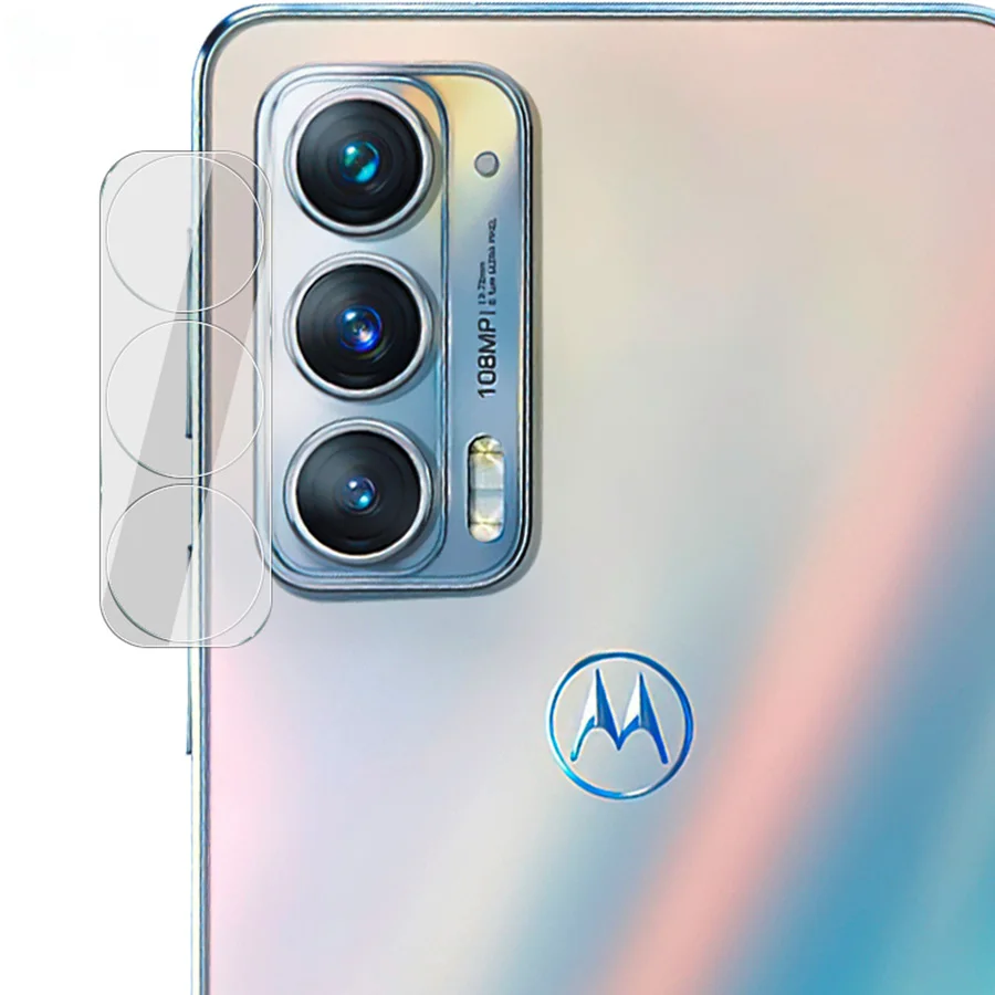 

3PCS Camera Len for Moto Edge 20 X30 G51 G31 E20 Lens Tempered Glass 3D Diamond Full Protective Screen Protector Film Glass