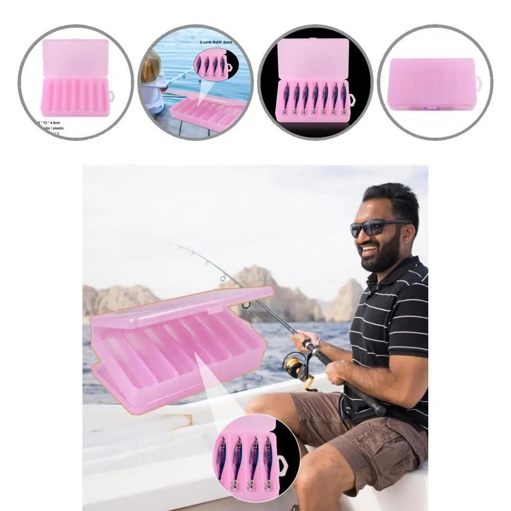

Plastic Great Compartment Design Fishing Case Fishing Accessories Fishing Lure Box Lightweight for Angling