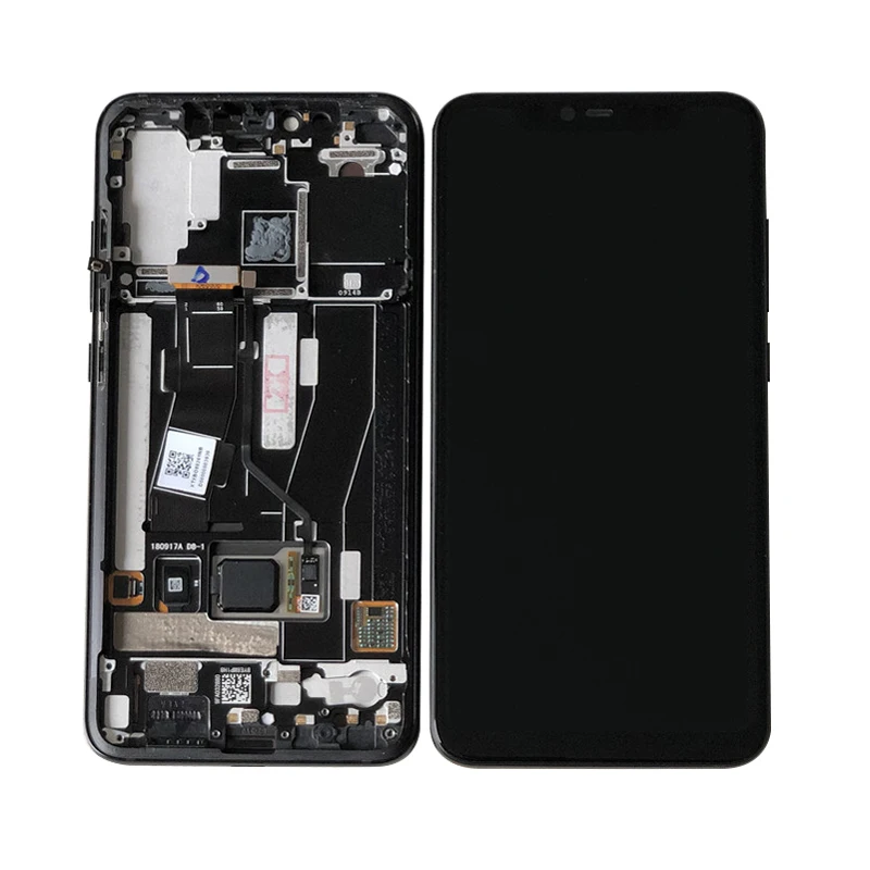M& Sen ЖК-рамка для Xiao mi 8 Pro mi 8 Pro Встроенный экран отпечатков пальцев AMOLED ЖК-дисплей рамка+ сенсорный экран дигитайзер