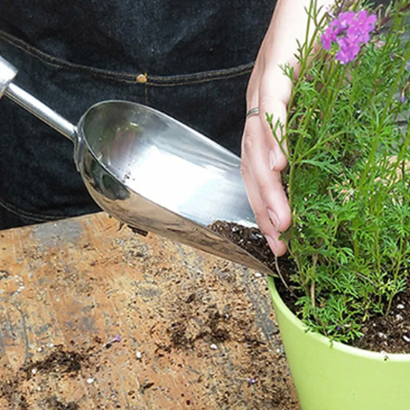 

Лопата садовая из нержавеющей стали с деревянной ручкой, инструменты для удобрения