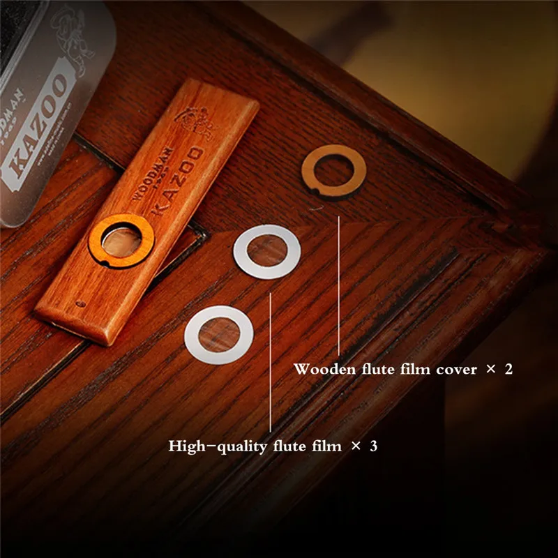 Деревянная гармоника Kazoo для взрослых детей Обучающие музыкальные инструменты