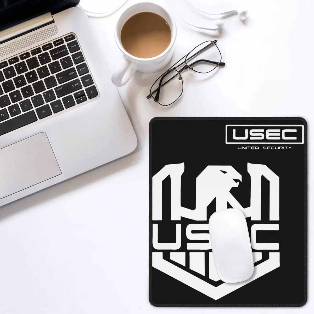 Tarkov USEC логотип коврик для мыши побег из выживания шутер с мягкого материала