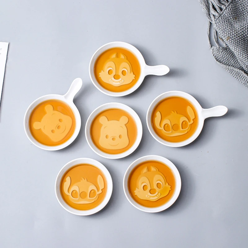 

Creative ceramic soy sauce dish Seasoning hot Sauce Dish cup Ceramic Plate Small Dish Plates mustard Sushi Vinegar Soy Dishes