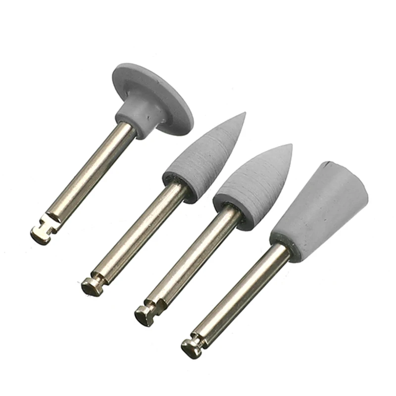 

4pcs/lot Dental Silicone Grinding Heads Teeth Polisher For Low-speed Machine Polishing Dental Tool Composite Polishing Kit