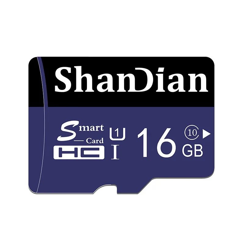 16 ГБ Высокоскоростная оранжевая TF карта SHANDIAN, 16 ГБ/32 ГБ/64 ГБ, класс 10, карта памяти TF, 4 ГБ/8 ГБ, Смарт TF карта, обновленная карта памяти для телефонов - Емкость: 16 ГБ