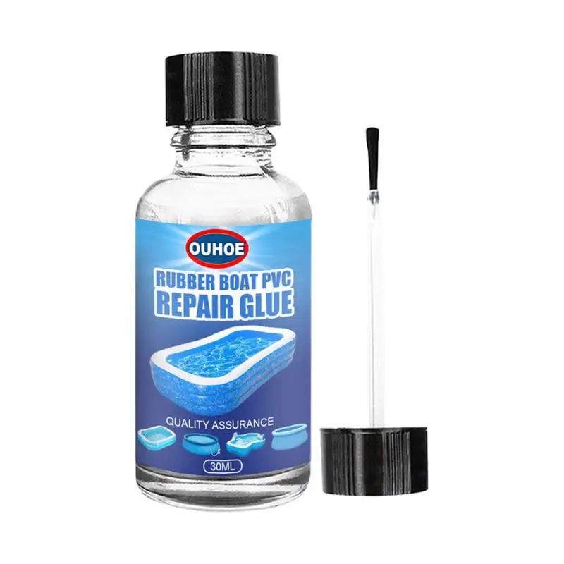 

1pcs 30ml Inflatable Pool Repair Glue Waterproof PVC Pool Patch Adhesive Glue Vinyl Liner Pool Repair Glue for Water Beds