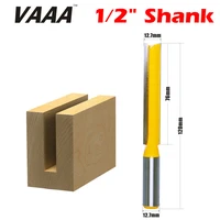 vaaa pc 12 shank long 12 diameter x 3 height straight router bit woodworking cutter tenon cutter for woodworking