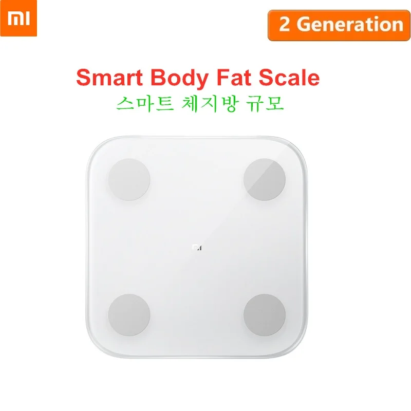 Смарт весы Xiaomi Mi Scale 2 для тела и жира весовые Bluetooth 5 0 приложение монитор