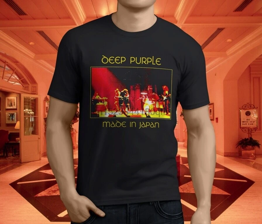 Новая популярная темно-фиолетовая Мужская Черная Футболка Rock Legend сделано в