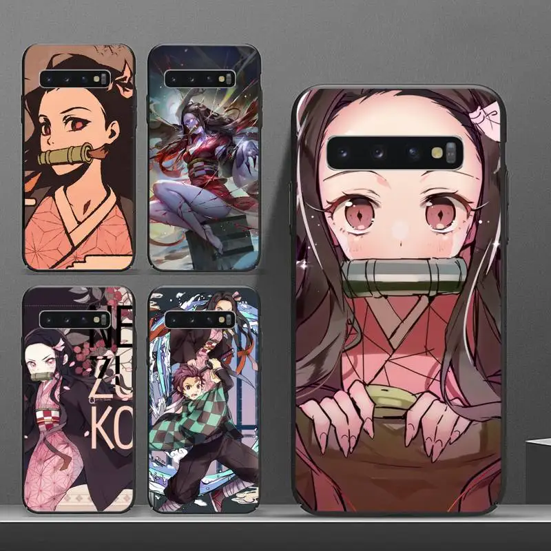 

Demon Slayer Kamado Nezuko Phone Case for samsung galaxy a51 a52 a71 a50 a12 a72 a21s a70 s21 s20 fe s10 note 20 10 plus ultra