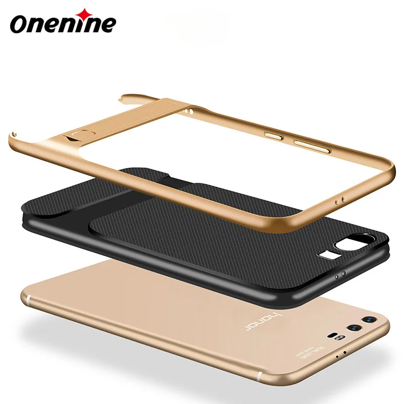 360 Shockproof Mobile Case for Huawei Honor 9 5.15" Phone Back Cover Book Style Silicone TPU Hybrid Stand Holder Honor9 2017 Bag |