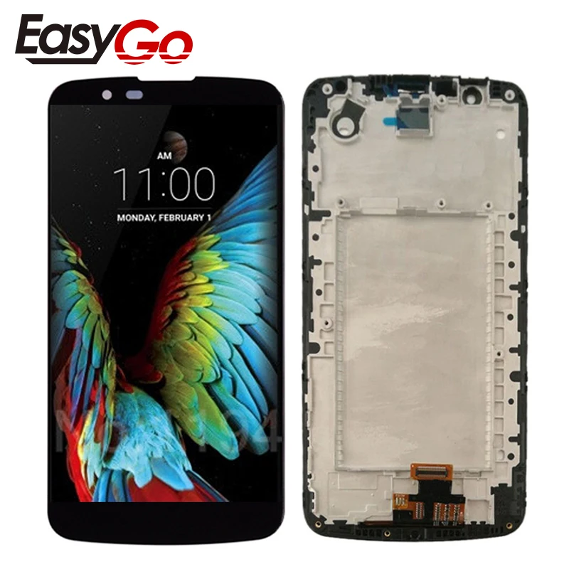 Для LG K10 K410 K430 K420 ЖК дисплей кодирующий преобразователь сенсорного экрана в сборе
