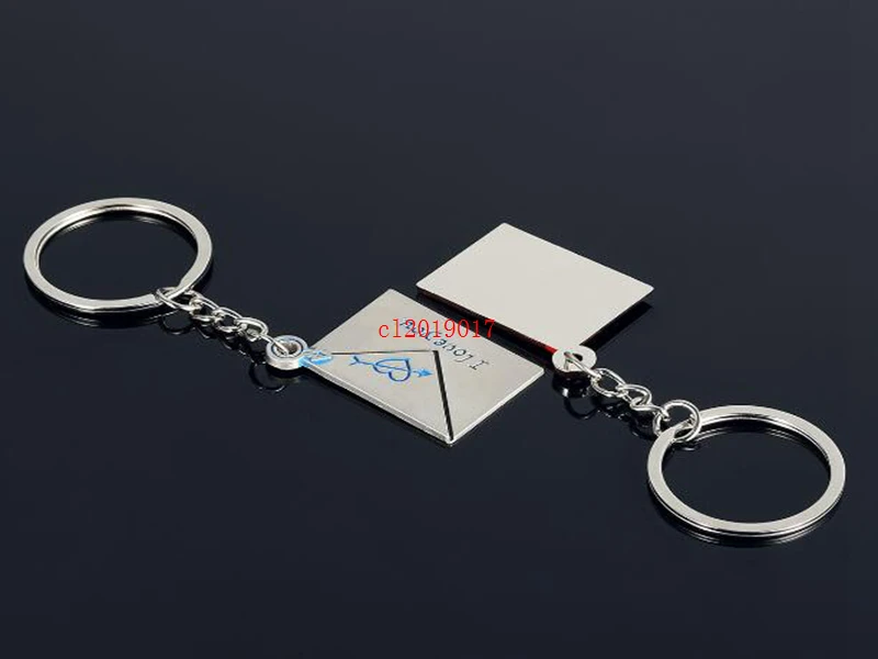 Креативный подарок для любимых металлический брелок ключей автомобильный