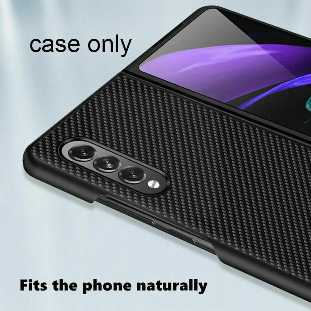

For Samsung Galaxy Z Fold 3 CaseFull Front Back Protective Gold Fold3 Cover Z Shockproof Cases Case Black For Galaxy H6D3