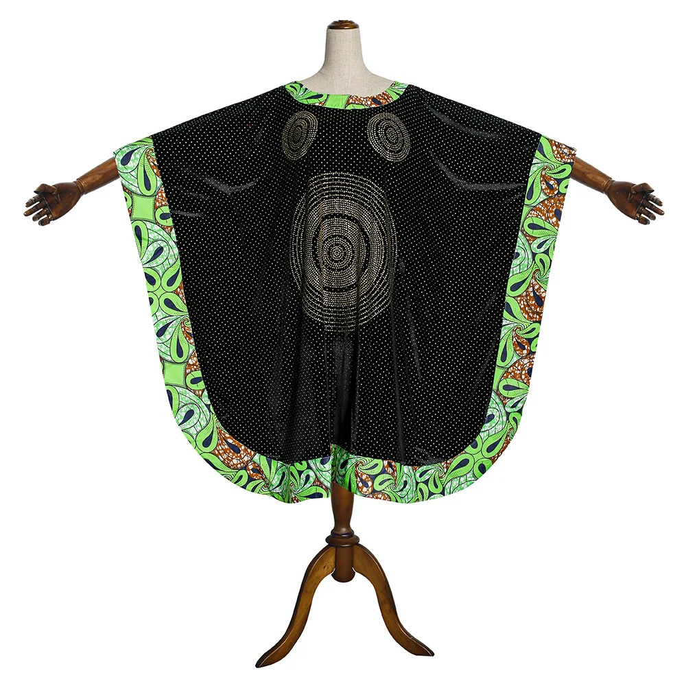 

Новинка 2021, черное Африканское платье Дашики с цветочным принтом, повседневные африканские платья с длинным рукавом для женщин, африканска...