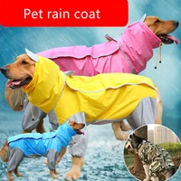 summer outdoor pet rain coat hoody waterproof jackets for dogs cats apparel clothes raining coat wholesale dog accessories