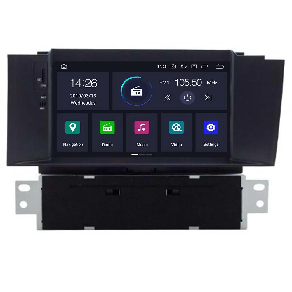 Автомобильный DVD-стерео Мультимедийный Плеер 7 дюймов Android 10 для Citroen C4 C4L DS4 2013-2016 4