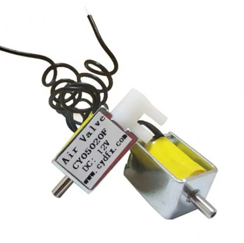 Miniature small solenoid valve CY0520F two-position three-channel 4.5V /6V /12V / 24V |