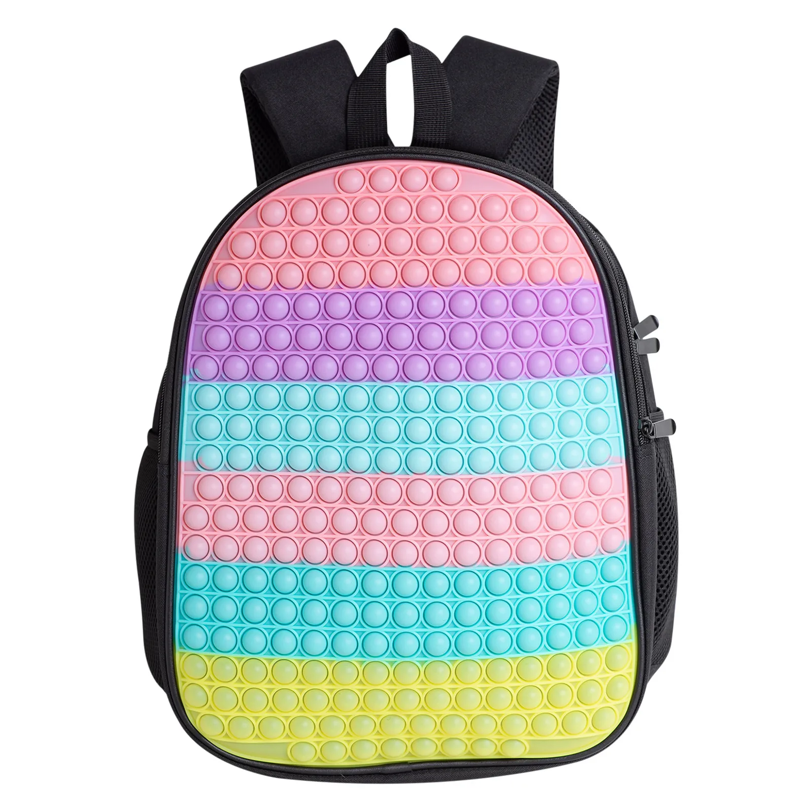 Школьный Радужный рюкзак для подростков с пузырьковым наконечником и сенсорной