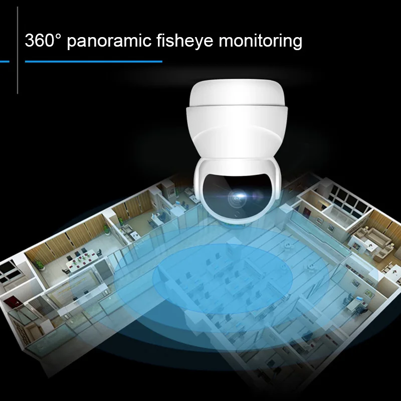 HD 1080p Беспроводная ip камера 360 градусов домашняя безопасности CCTV сетевая с WiFi