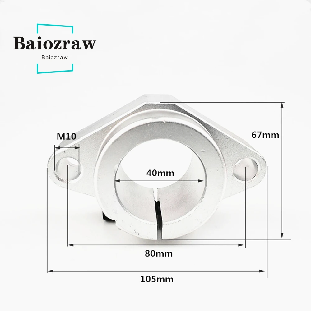 2 шт. SHF40 40 мм фотосессия поддержка DIY XYZ Table Запчасти для ЧПУ запасные части 3D