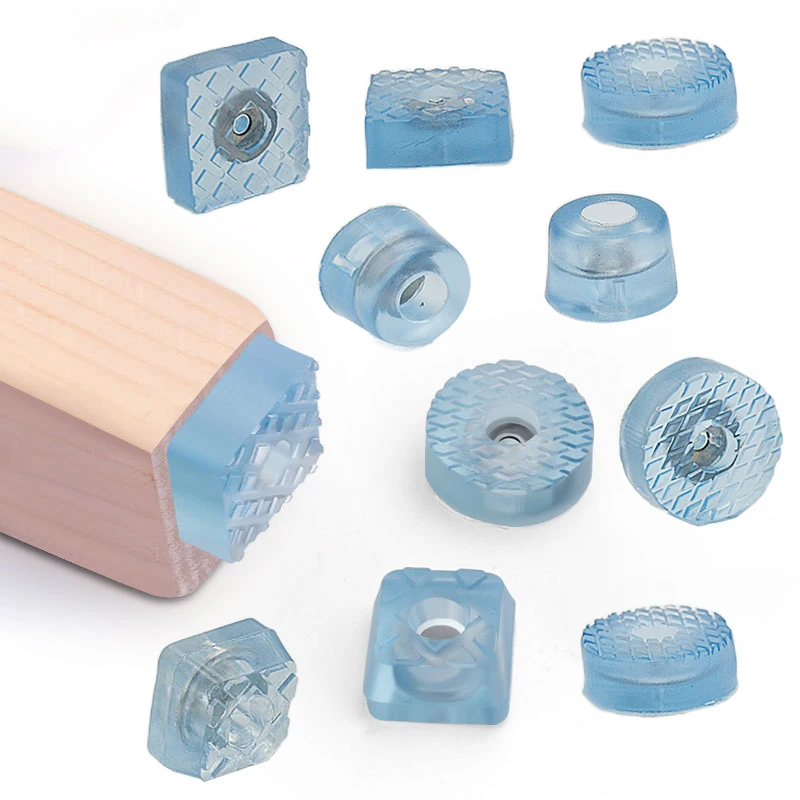 18-24 мм квадратная круглая противоскользящая Тихая Прозрачная мягкая подушка для