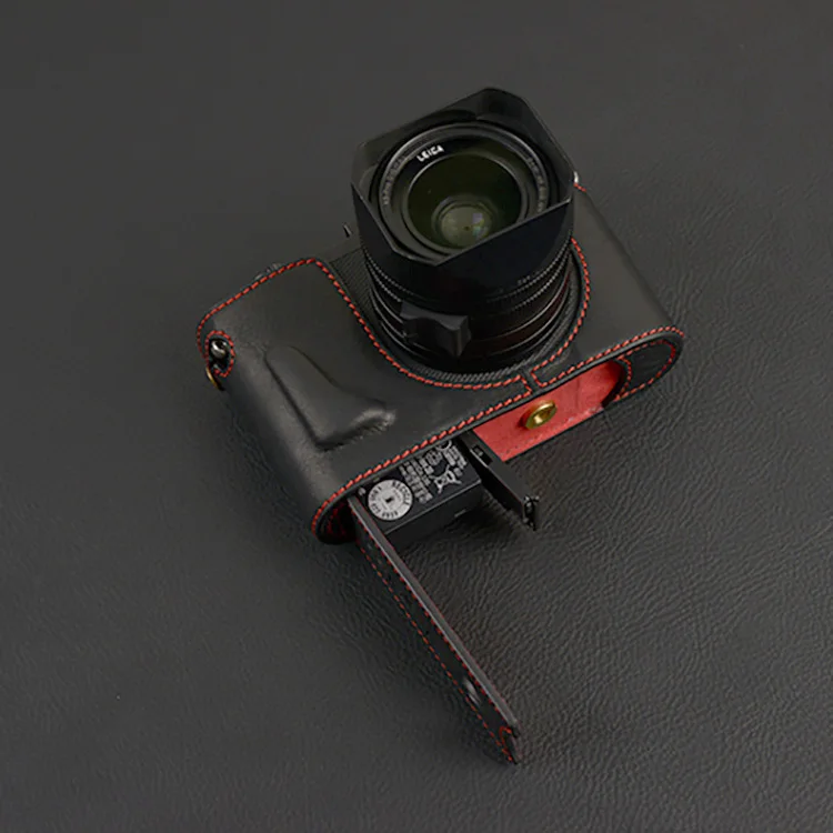 

VR Handmade Genuine Leather Camera Half Case for Leica Q/QP Brown