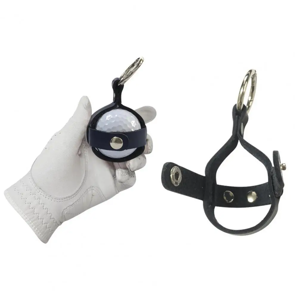

Golf Ball Cover Waist-Mounted Golf Small Case with Soft Carabiner Stylish Soft Golf Ball Protective Cover for Outdoor