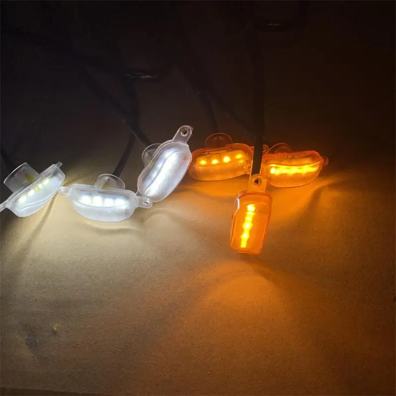 3 шт. светодиодный светильник белый желтый цвет решетка Раптор бампер маска