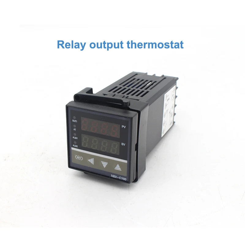 A Цифровой PID контроллер температуры ManHua MEX-C100 REX C100 термостат+ 40DA SSR реле+ K термопара 1 м Зонд RKC - Цвет: A