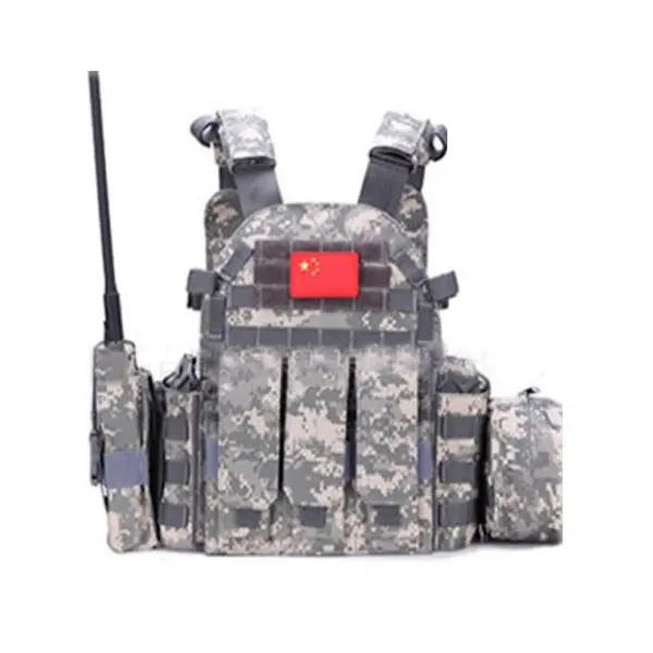 Многофункциональный тактический военный жилет MOLLE камуфляж охота CS штурмовой жилет Легкий боевой JPC пластина Перевозчик - Цвет: ACU02