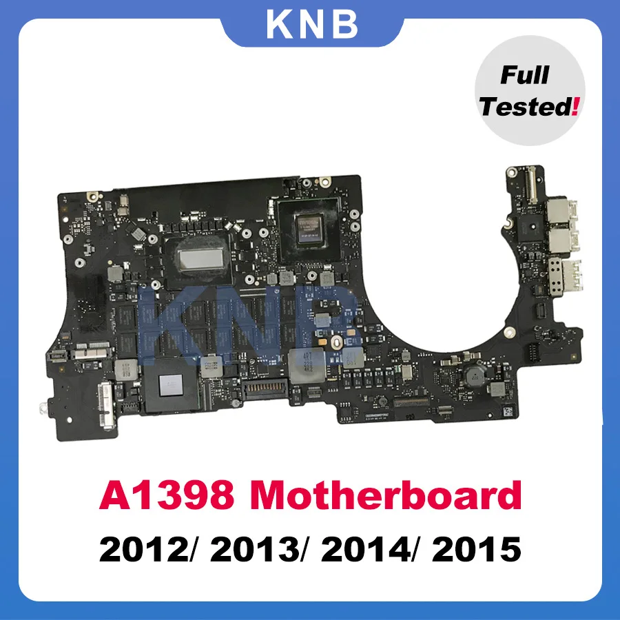 Оригинальный процессор i7 8 Гб 16 материнская плата для MacBook Pro Retina 15 дюймов A1398